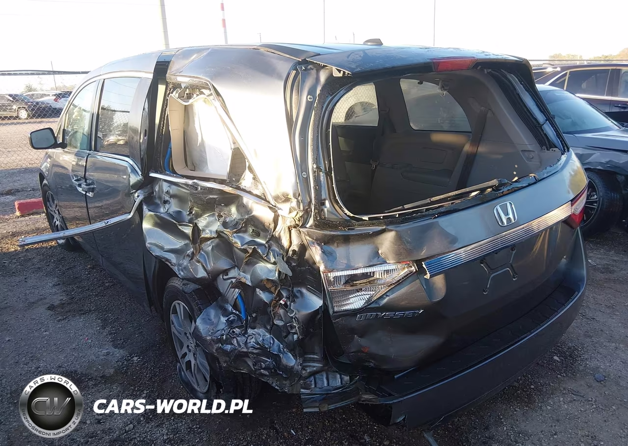 2012 Honda Odyssey Ex-L VIN:5FNRL5H69CB002839 - 3