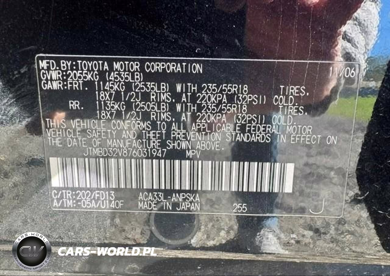 2007 Toyota Rav4 Sport VIN:JTMBD32V876031947 - 9