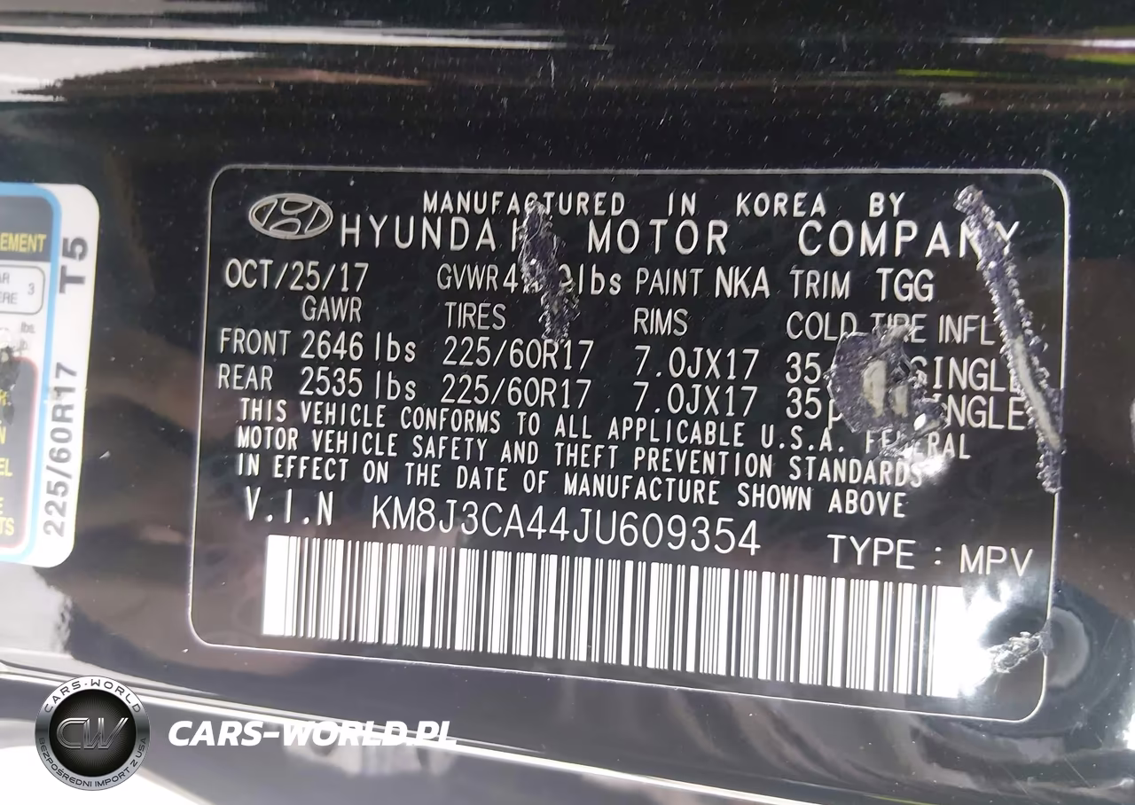 2018 Hyundai Tucson Sel VIN:KM8J3CA44JU609354 - 9