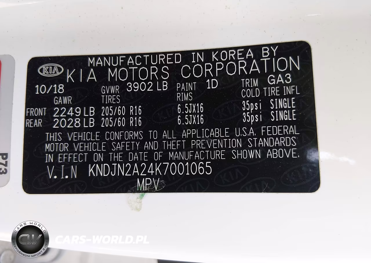 2019 Kia Soul VIN:KNDJN2A24K7001065 - 9