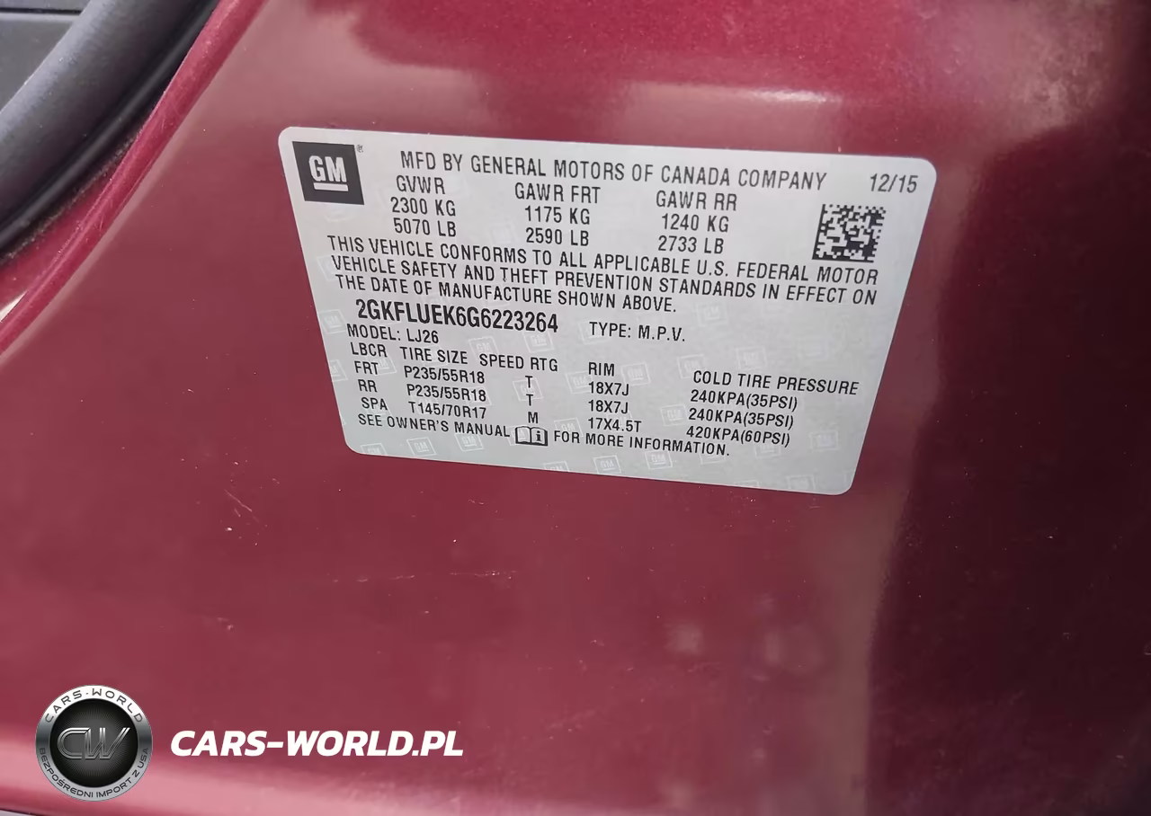 2016 GMC Terrain Slt VIN:2GKFLUEK6G6223264 - 9