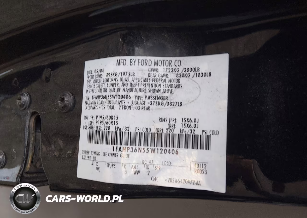 2005 Ford Focus Zxw VIN:1FAHP36N55W120406 - 9