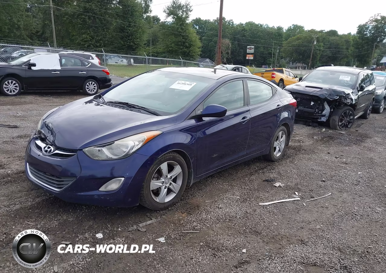 2013 Hyundai Elantra Gls Pzev VIN:5NPDH4AE9DH404483 - 2