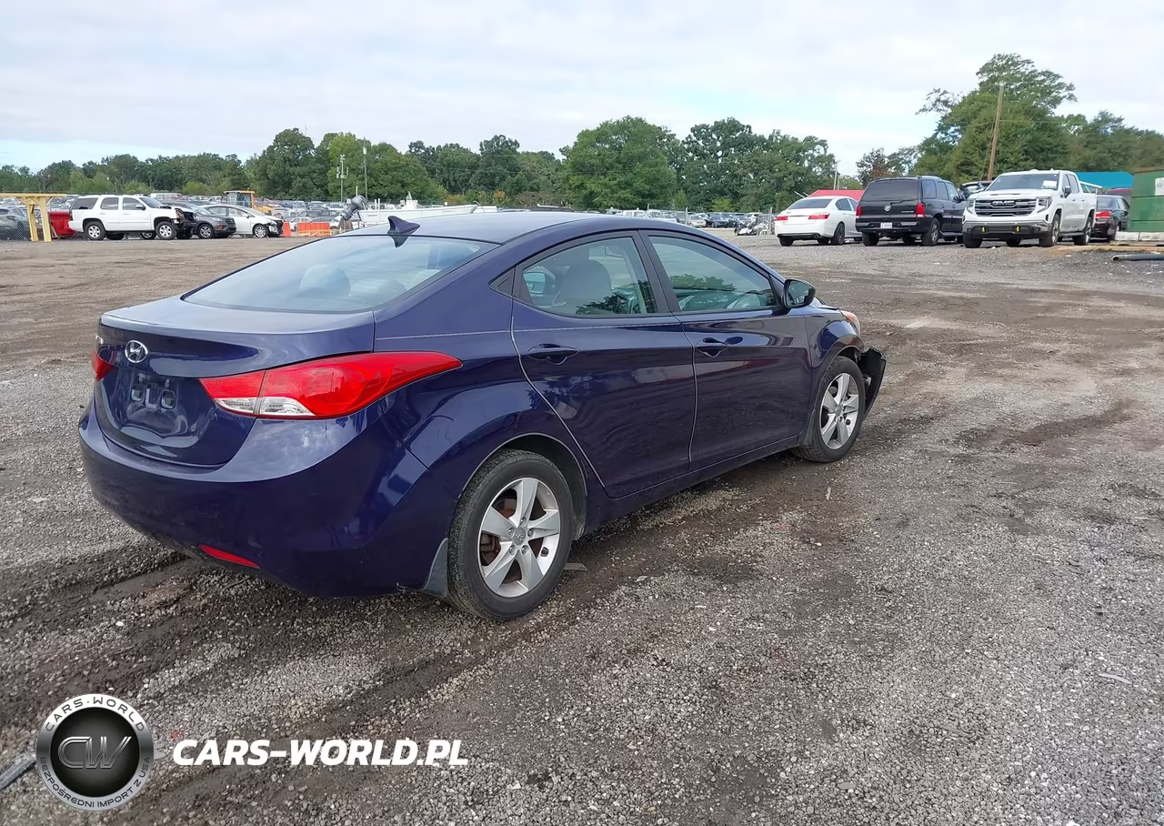 2013 Hyundai Elantra Gls Pzev VIN:5NPDH4AE9DH404483 - 4