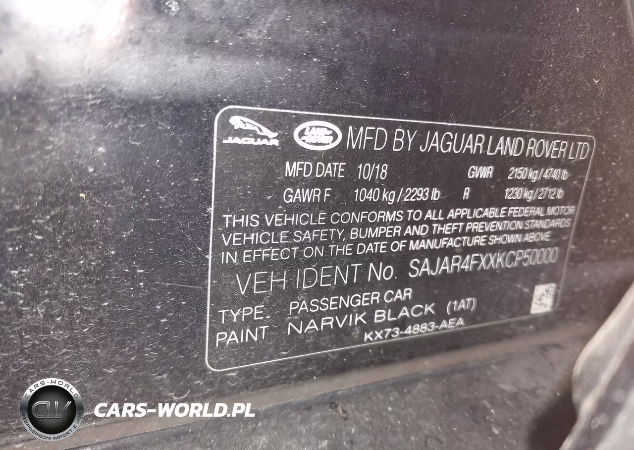 2019 Jaguar Xe 25T VIN:SAJAR4FXXKCP50000 - 9