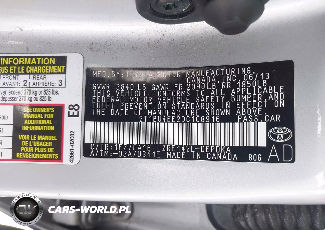 2013 Toyota Corolla L VIN:2T1BU4EE2DC108916 - 9