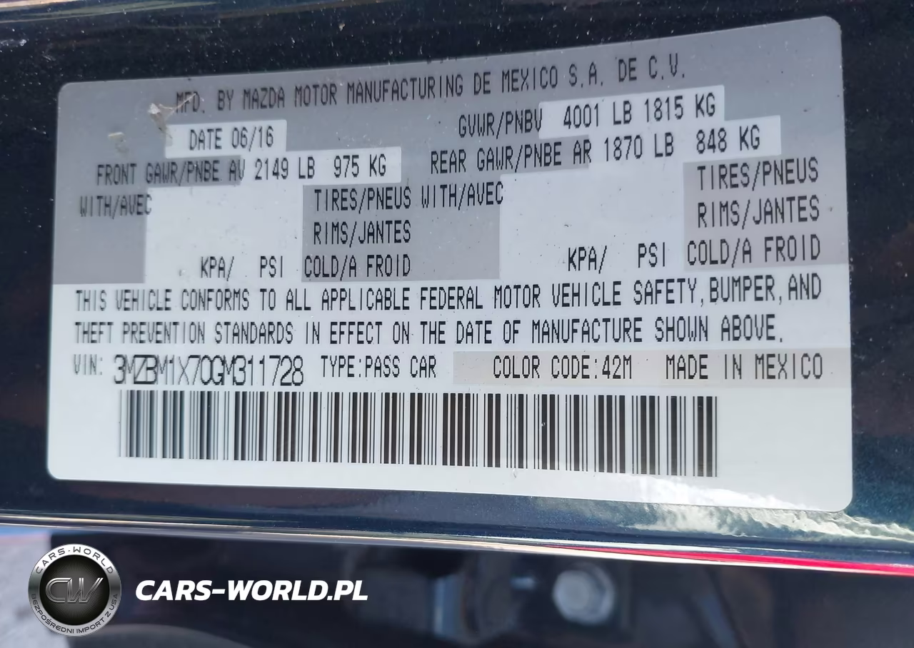 2016 Mazda Mazda3 I Grand Touring VIN:3MZBM1X70GM311728 - 9