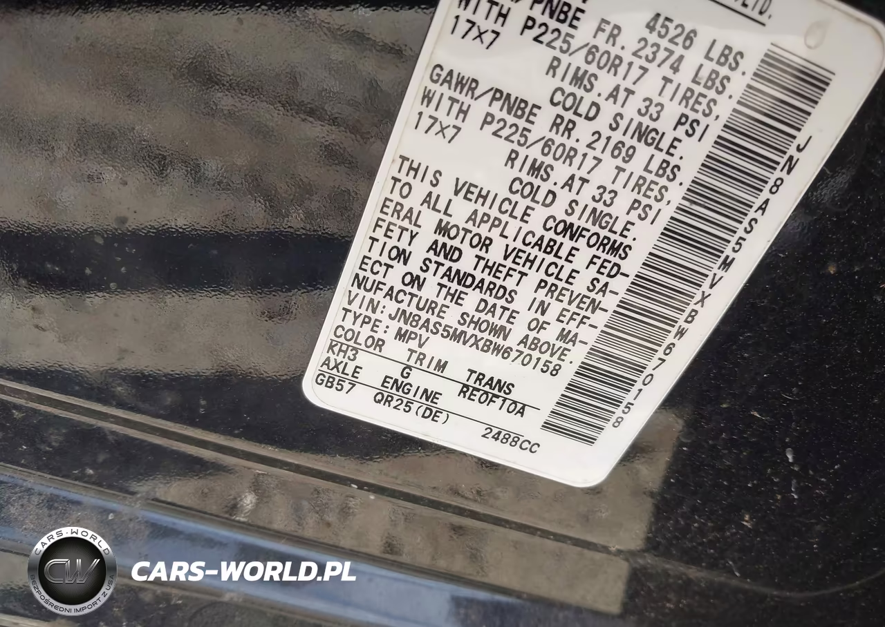 2011 Nissan Rogue Sv VIN:JN8AS5MVXBW670158 - 9