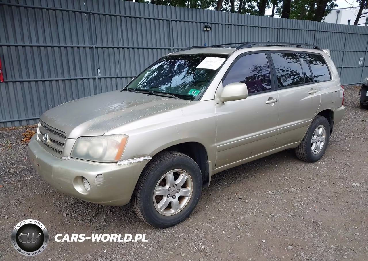 2001 Toyota Highlander V6 VIN:JTEHF21A210025676 - 2