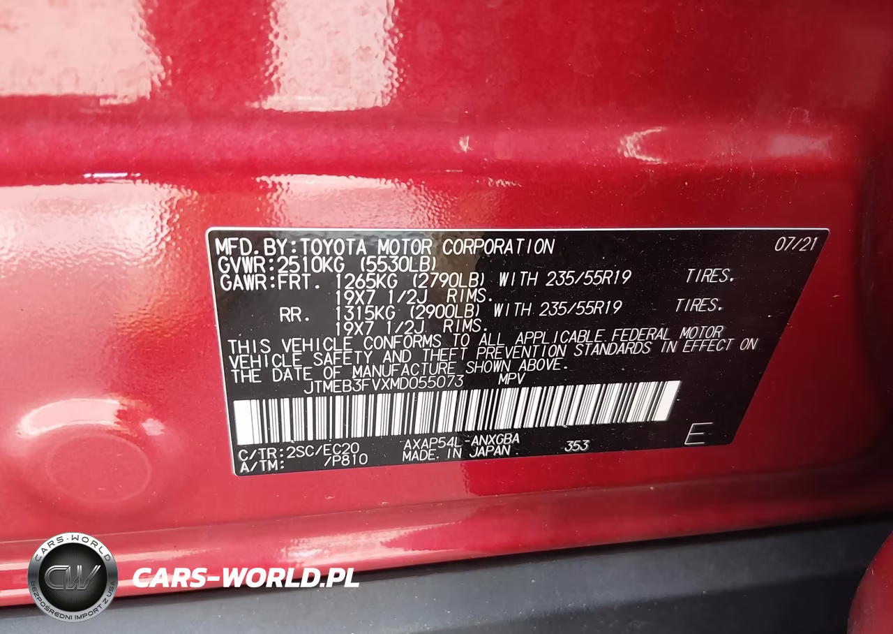 2021 Toyota Rav4 Prime Xse VIN:JTMEB3FVXMD055073 - 9