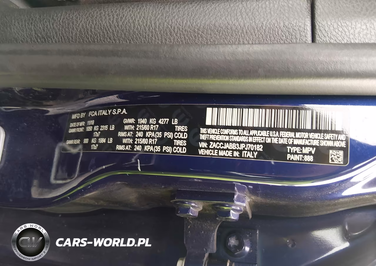 2018 Jeep Renegade Latitude Fwd VIN:ZACCJABB3JPJ70182 - 9