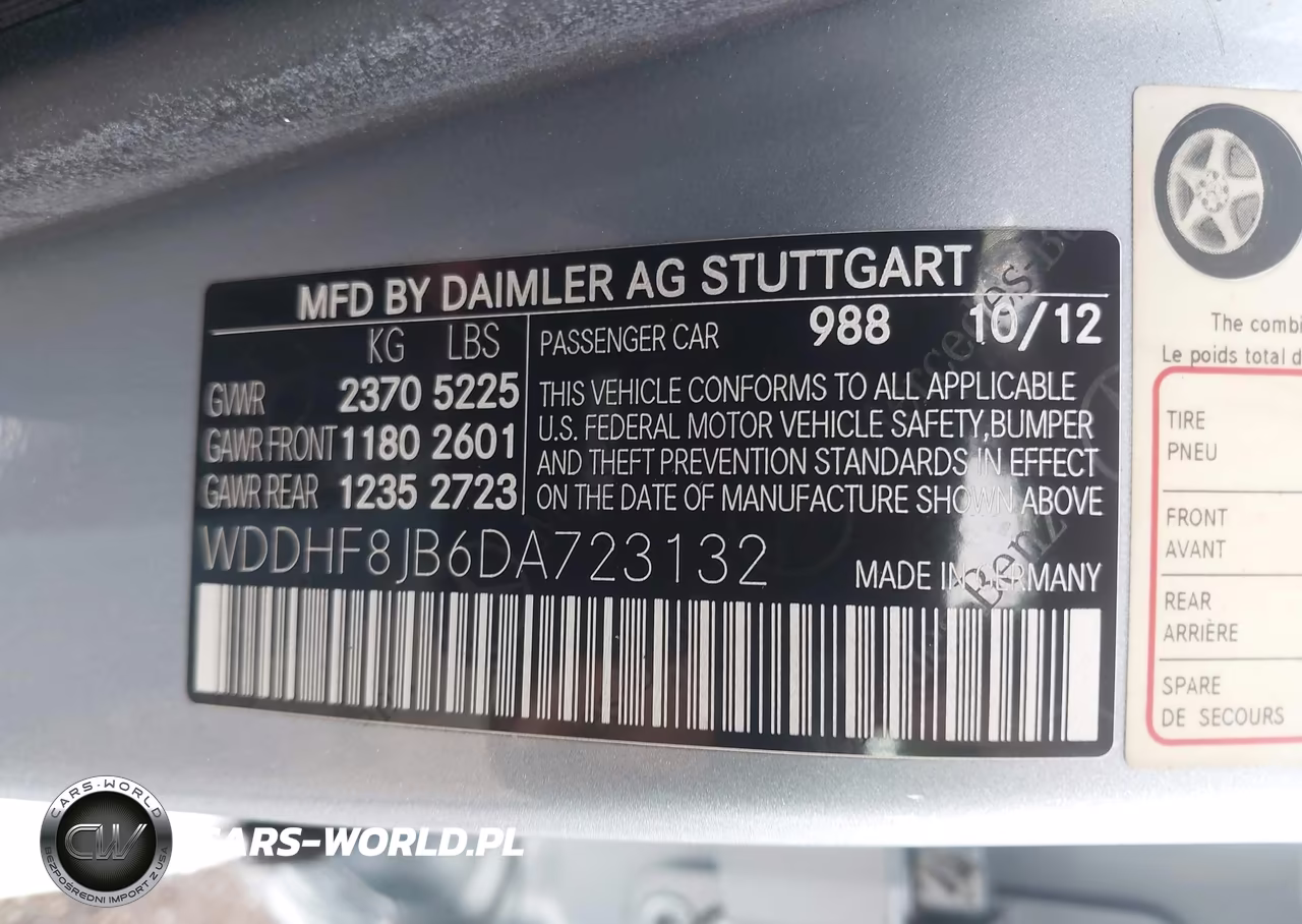 2013 Mercedes-Benz E-Class E 350 Sport VIN:WDDHF8JB6DA723132 - 9