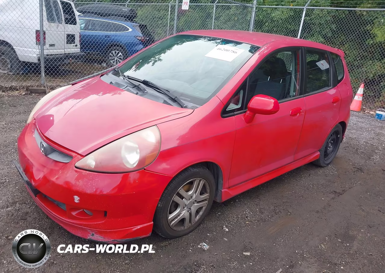 2007 Honda Fit Sport VIN:JHMGD38687S064541 - 2