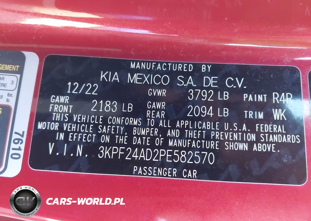 2023 Kia Forte Lxs VIN:3KPF24AD2PE582570 - 9