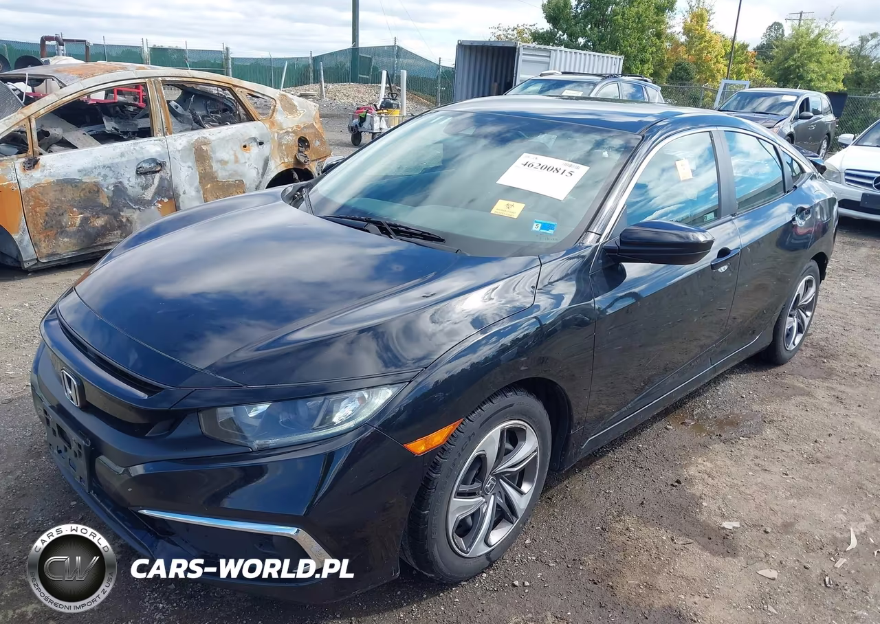 2019 Honda Civic Lx VIN:19XFC2F62KE036887 - 2