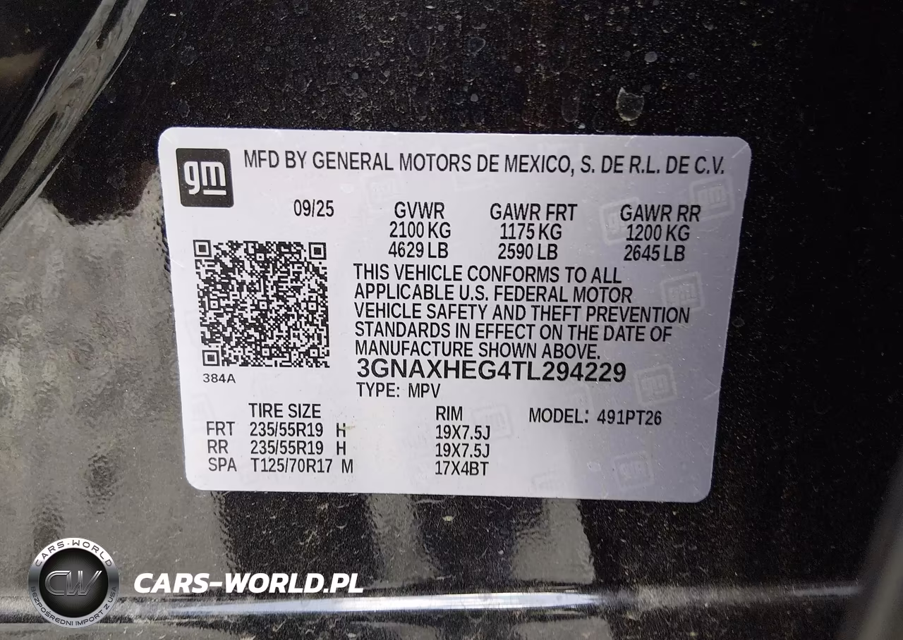 2026 Chevrolet Equinox Fwd Lt VIN:3GNAXHEG4TL294229 - 9