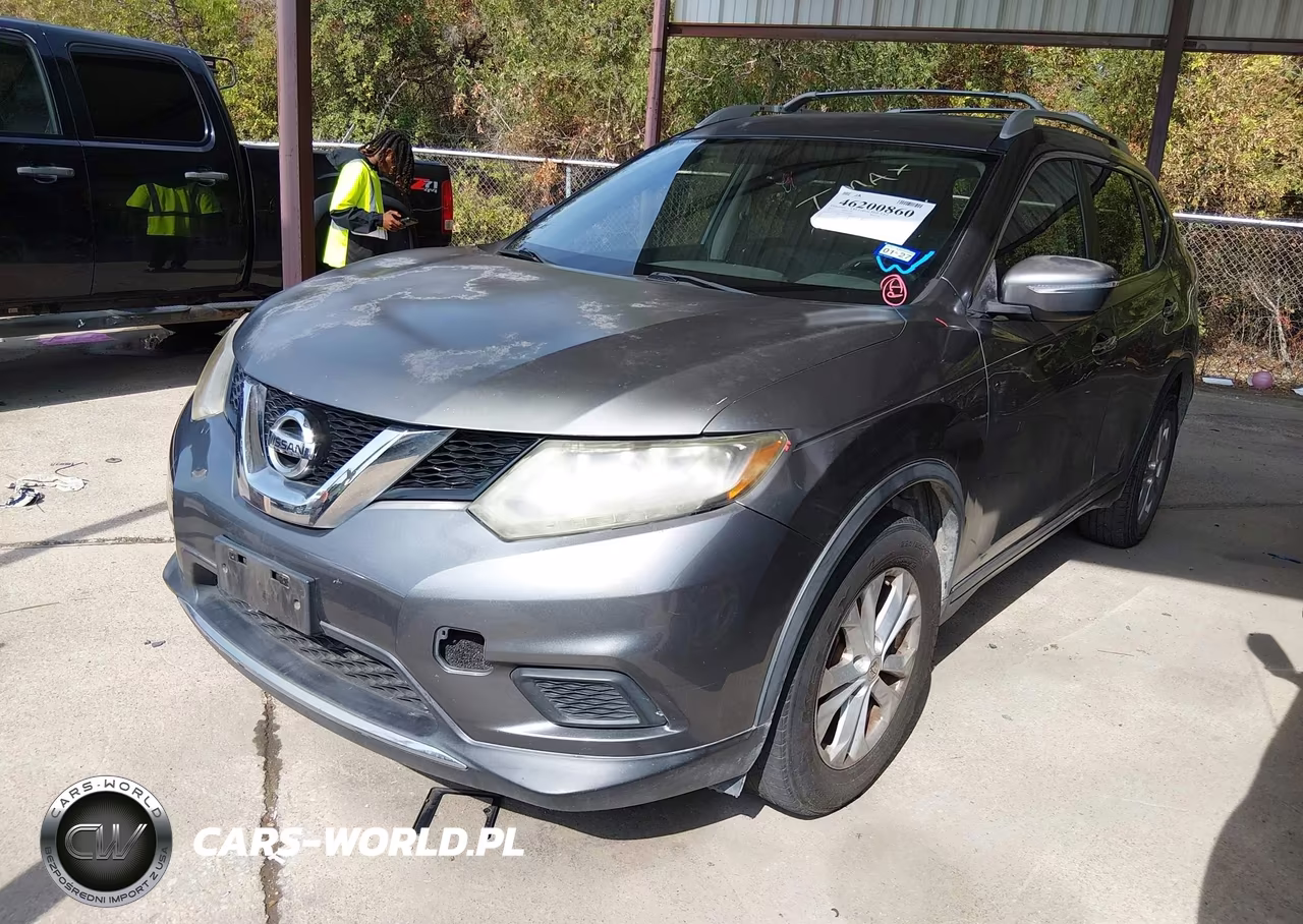 2015 Nissan Rogue Sv VIN:KNMAT2MT6FP553909 - 2