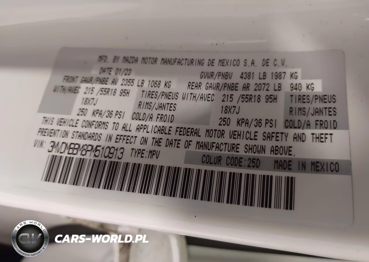 2023 Mazda Cx-30 2.5 S Select VIN:3MVDMBBM8PM510913 - 9