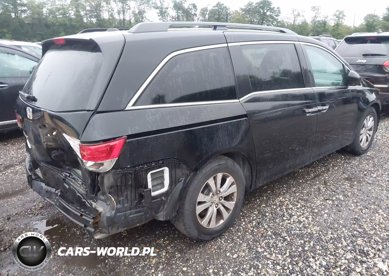 2015 Honda Odyssey Ex-L VIN:5FNRL5H65FB047572 - 4
