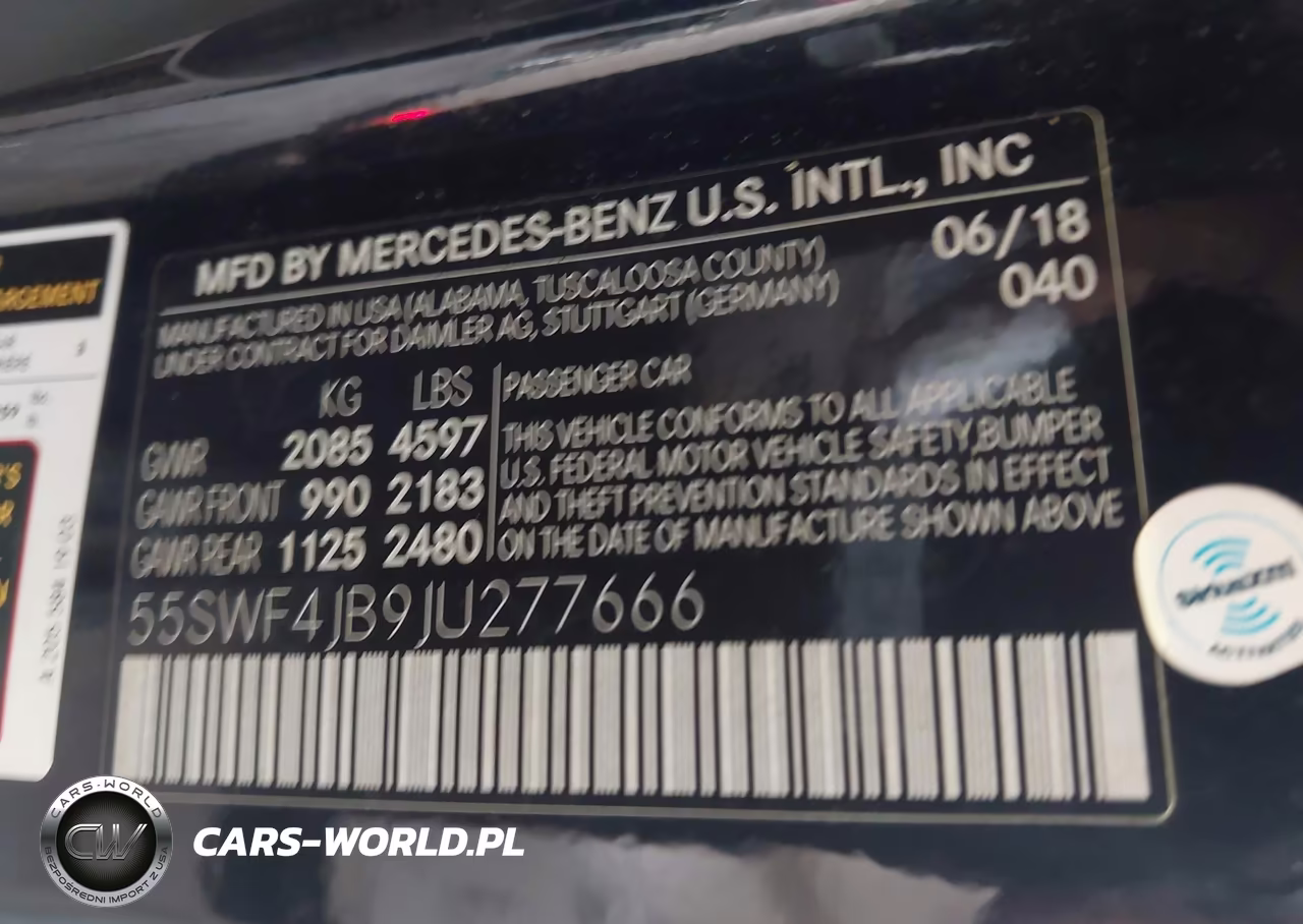 2018 Mercedes-Benz C 300 VIN:55SWF4JB9JU277666 - 9