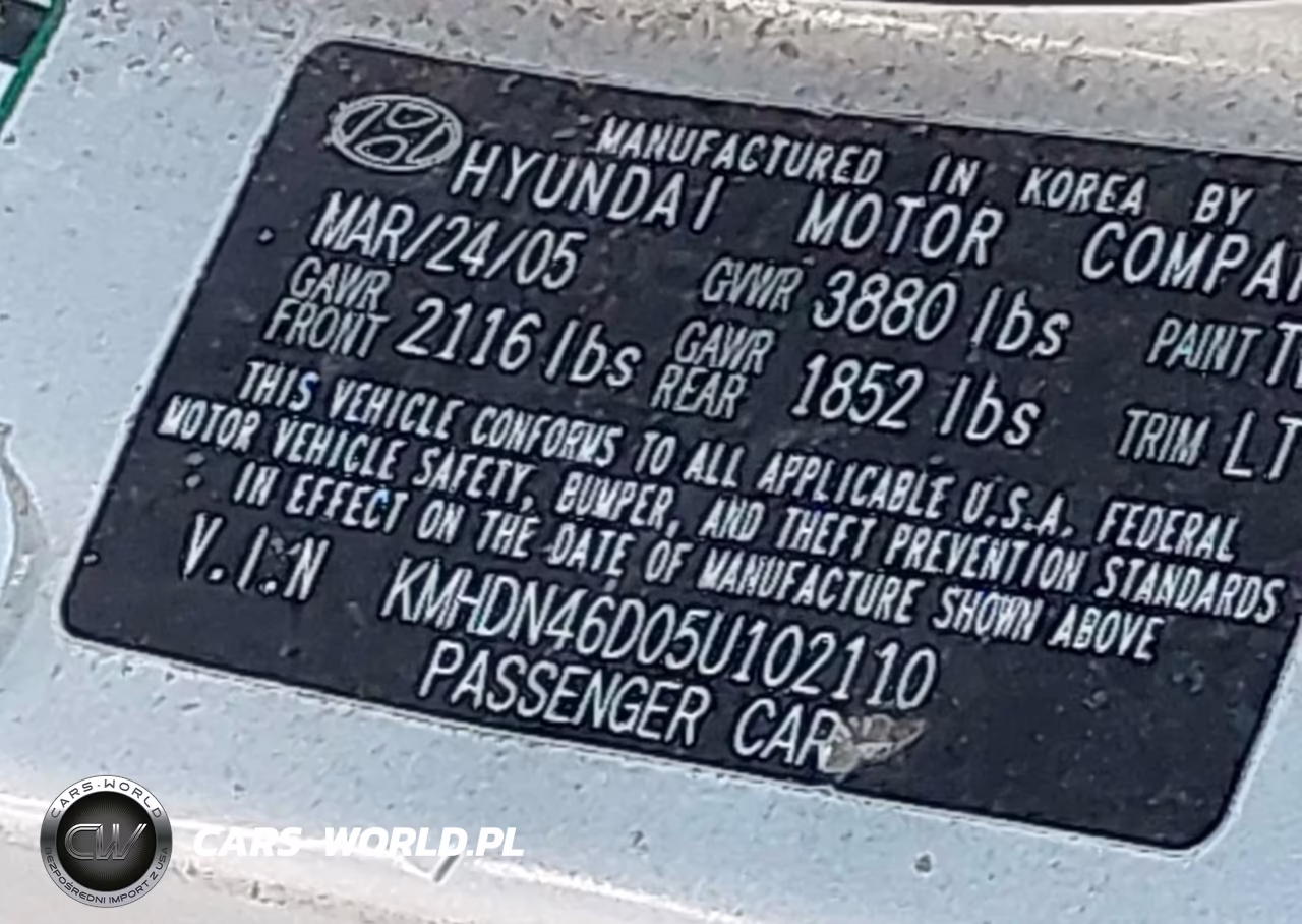 2005 Hyundai Elantra Gls-Gt VIN:KMHDN46D05U102110 - 9
