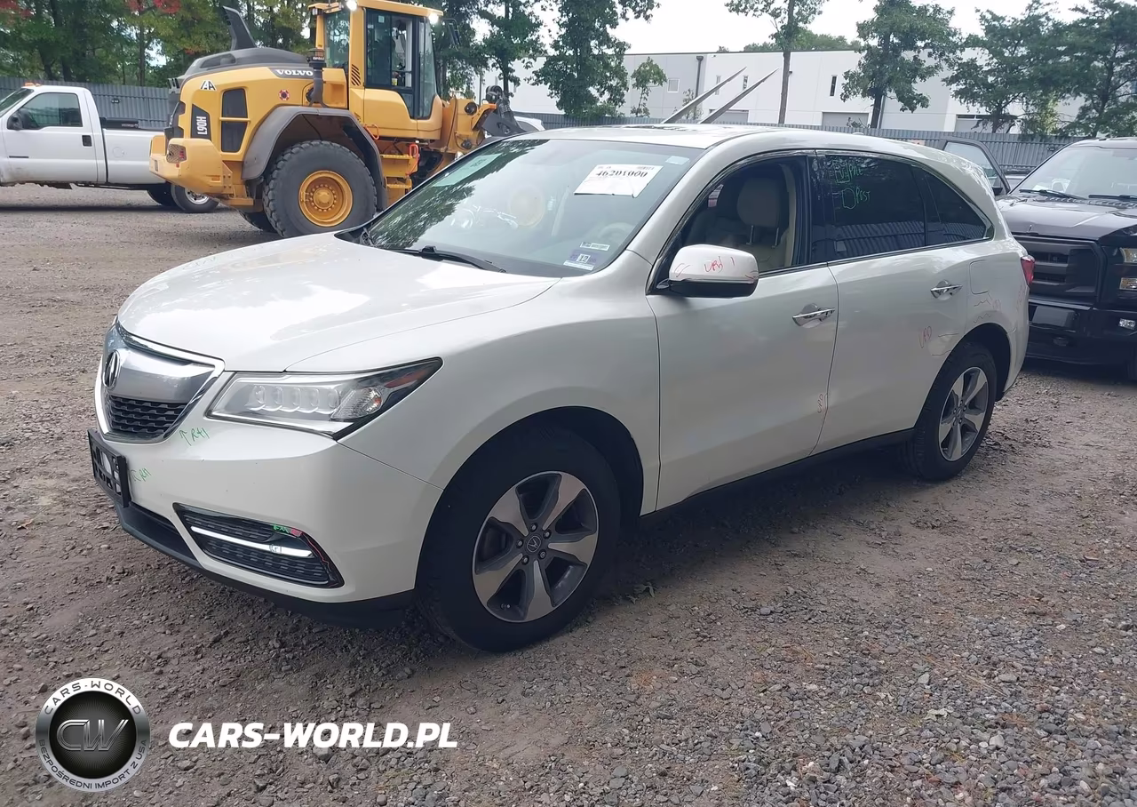 2015 Acura Mdx VIN:5FRYD4H27FB018735 - 2
