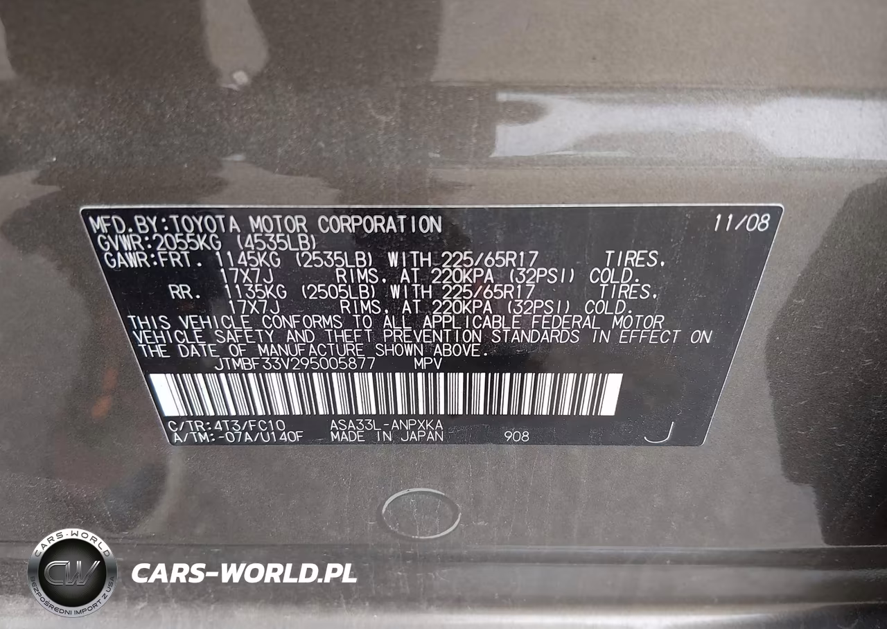 2009 Toyota Rav4 VIN:JTMBF33V295005877 - 9