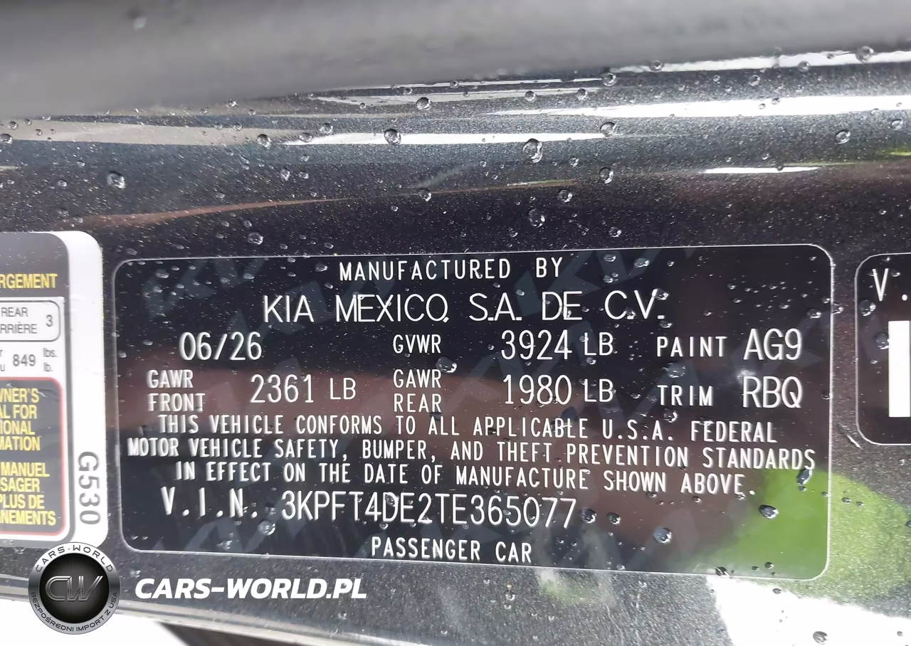 2026 Kia K4 Lx VIN:3KPFT4DE2TE365077 - 9