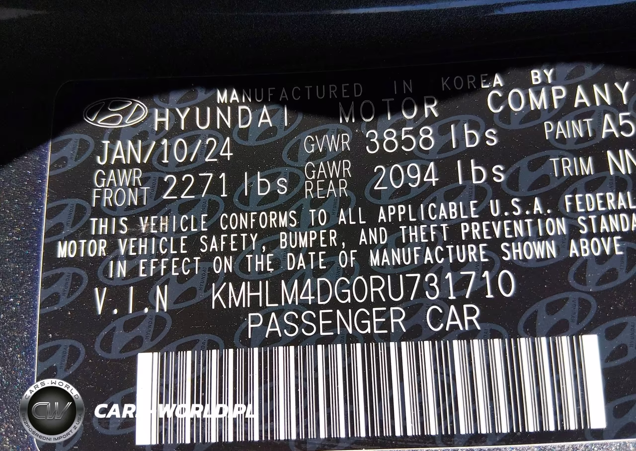 2024 Hyundai Elantra Sel VIN:KMHLM4DG0RU731710 - 9