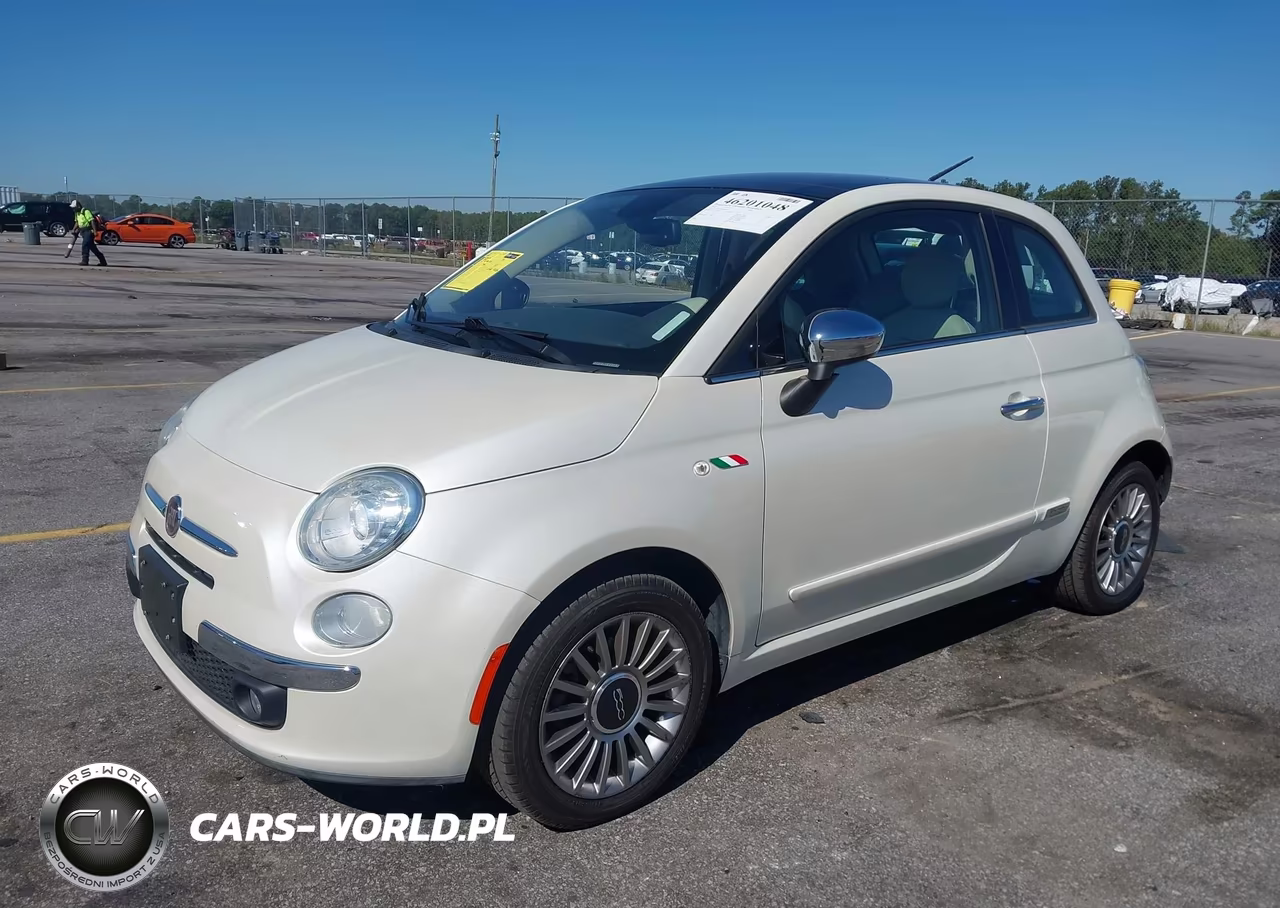 2013 Fiat 500 Lounge VIN:3C3CFFCR7DT663491 - 2