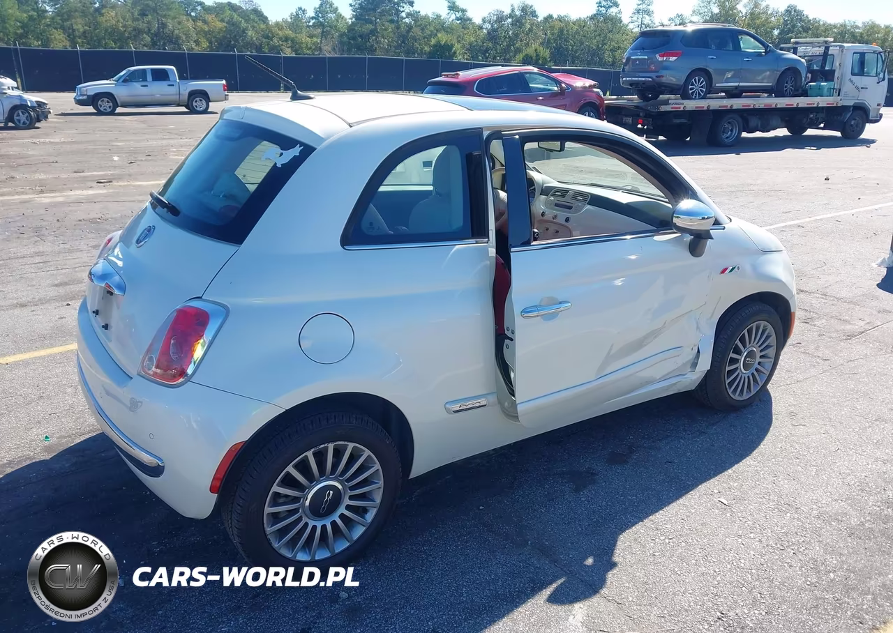 2013 Fiat 500 Lounge VIN:3C3CFFCR7DT663491 - 4