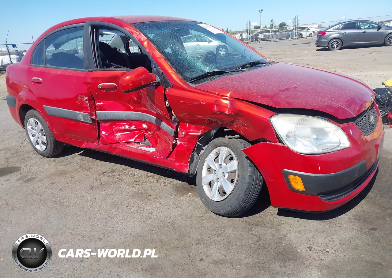2008 Kia Rio Lx VIN:KNADE123186390595 - 1