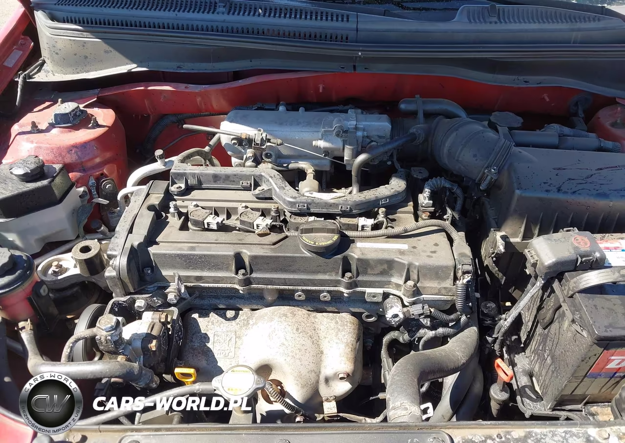 2008 Kia Rio Lx VIN:KNADE123186390595 - 10