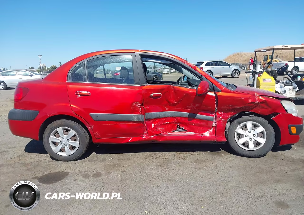 2008 Kia Rio Lx VIN:KNADE123186390595 - 13