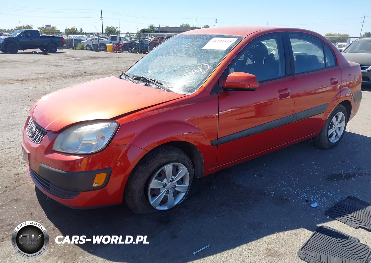 2008 Kia Rio Lx VIN:KNADE123186390595 - 2