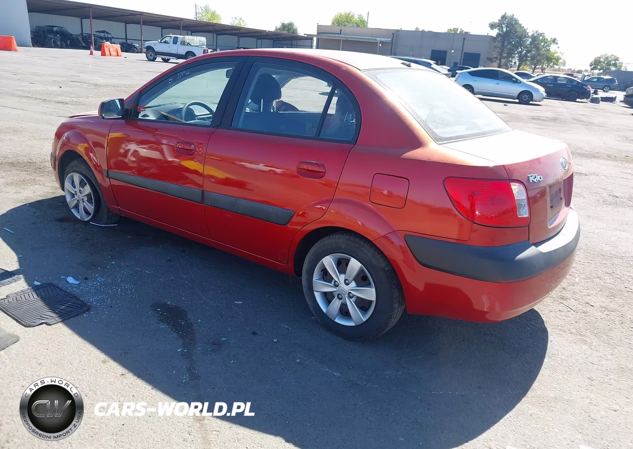 2008 Kia Rio Lx VIN:KNADE123186390595 - 3