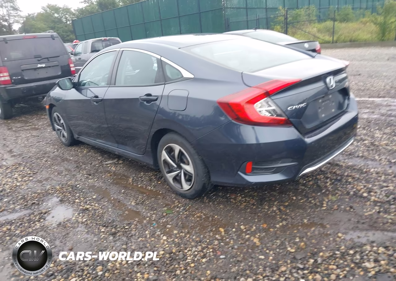 2020 Honda Civic Lx VIN:2HGFC2F64LH570125 - 3