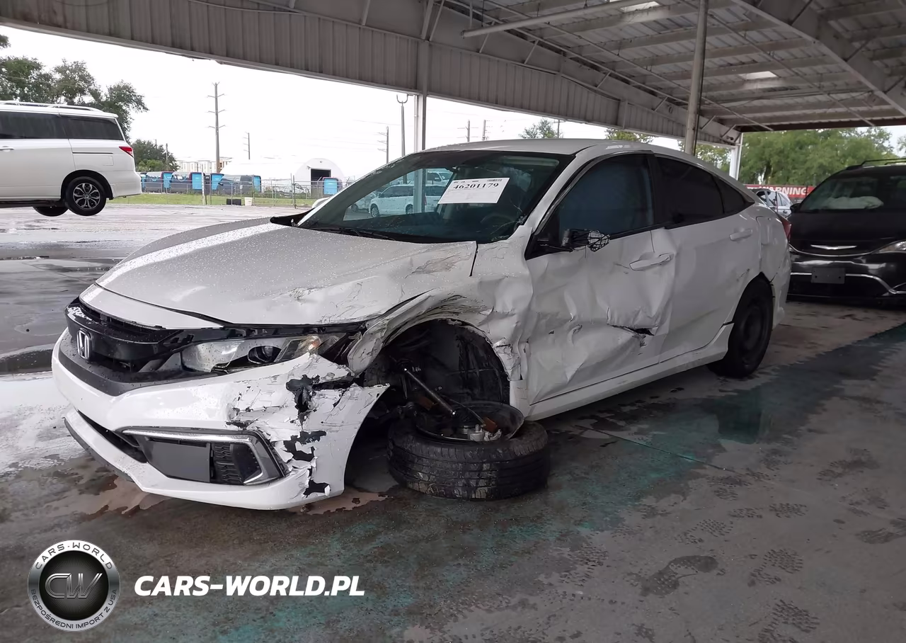 2019 Honda Civic Lx VIN:19XFC2F65KE035460 - 2