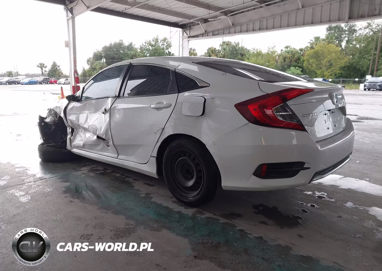 2019 Honda Civic Lx VIN:19XFC2F65KE035460 - 3