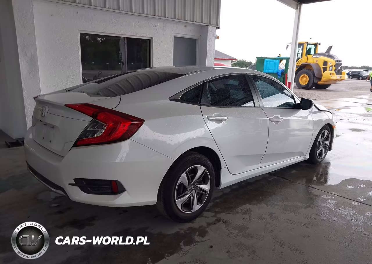 2019 Honda Civic Lx VIN:19XFC2F65KE035460 - 4