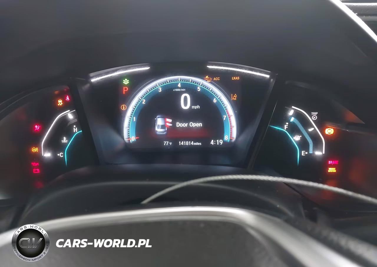 2019 Honda Civic Lx VIN:19XFC2F65KE035460 - 7
