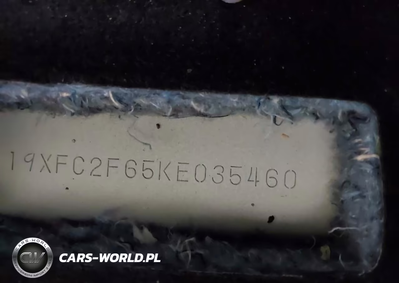 2019 Honda Civic Lx VIN:19XFC2F65KE035460 - 9