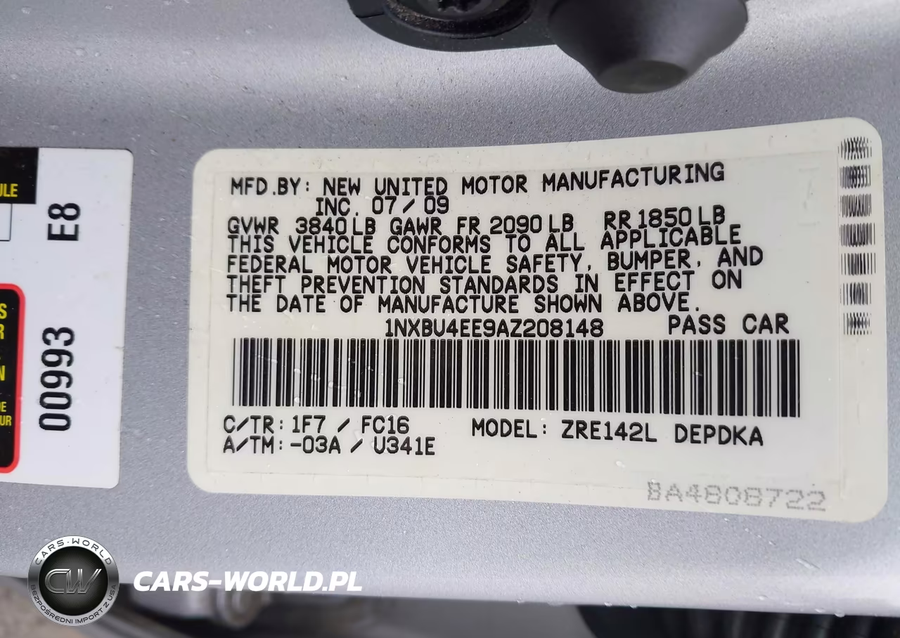 2010 Toyota Corolla Le VIN:1NXBU4EE9AZ208148 - 9