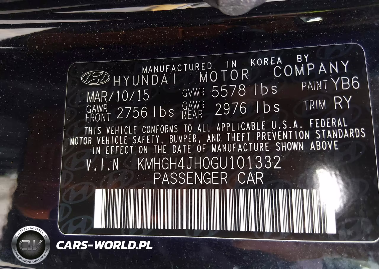 2016 Hyundai Equus Signature VIN:KMHGH4JH0GU101332 - 9