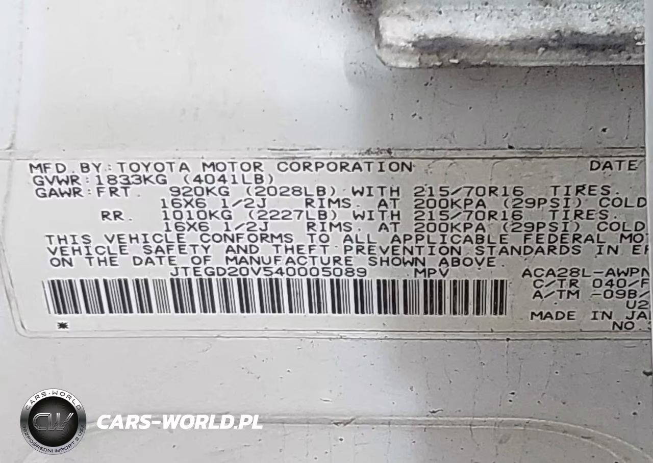 2004 Toyota Rav4 VIN:JTEGD20V540005089 - 9