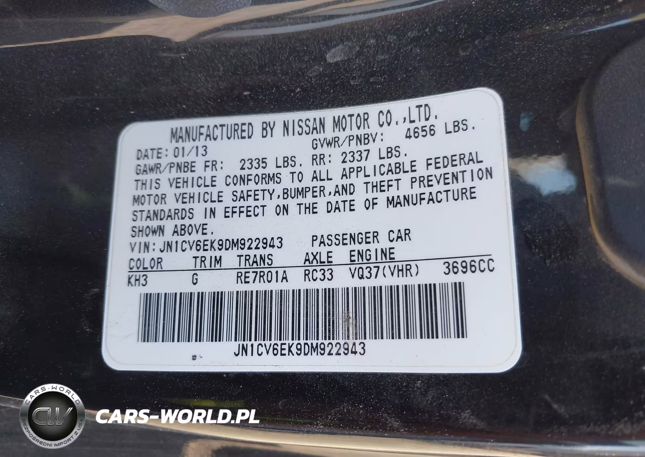 2013 Infiniti G37 Journey VIN:JN1CV6EK9DM922943 - 9