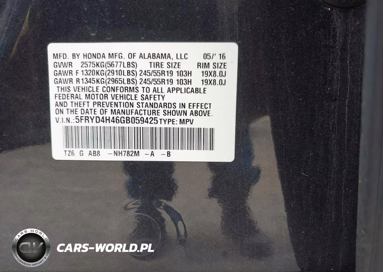 2016 Acura Mdx Technology Package-W-Tech-Acurawatch Plus VIN:5FRYD4H46GB059425 - 9