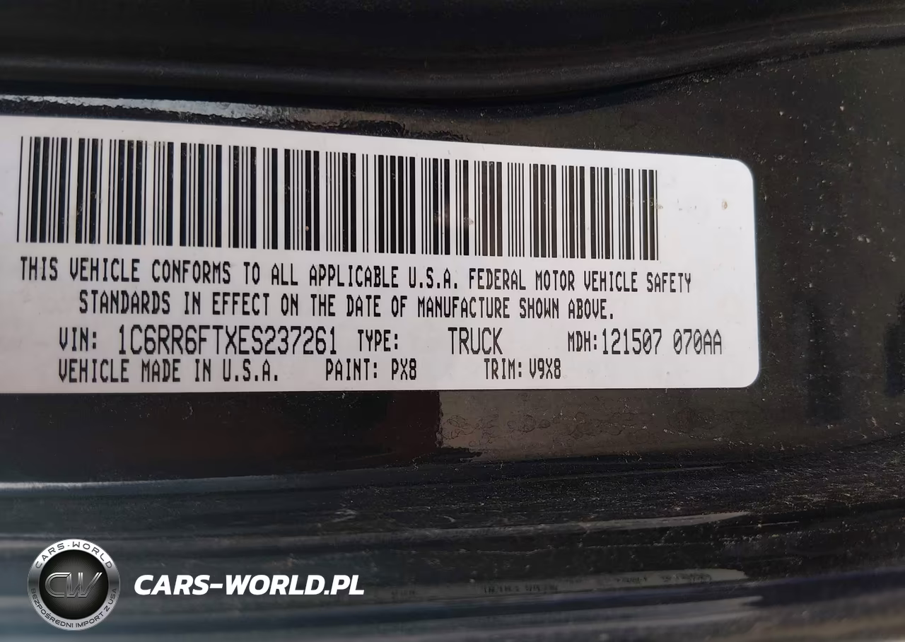 2014 Ram 1500 Express VIN:1C6RR6FTXES237261 - 9