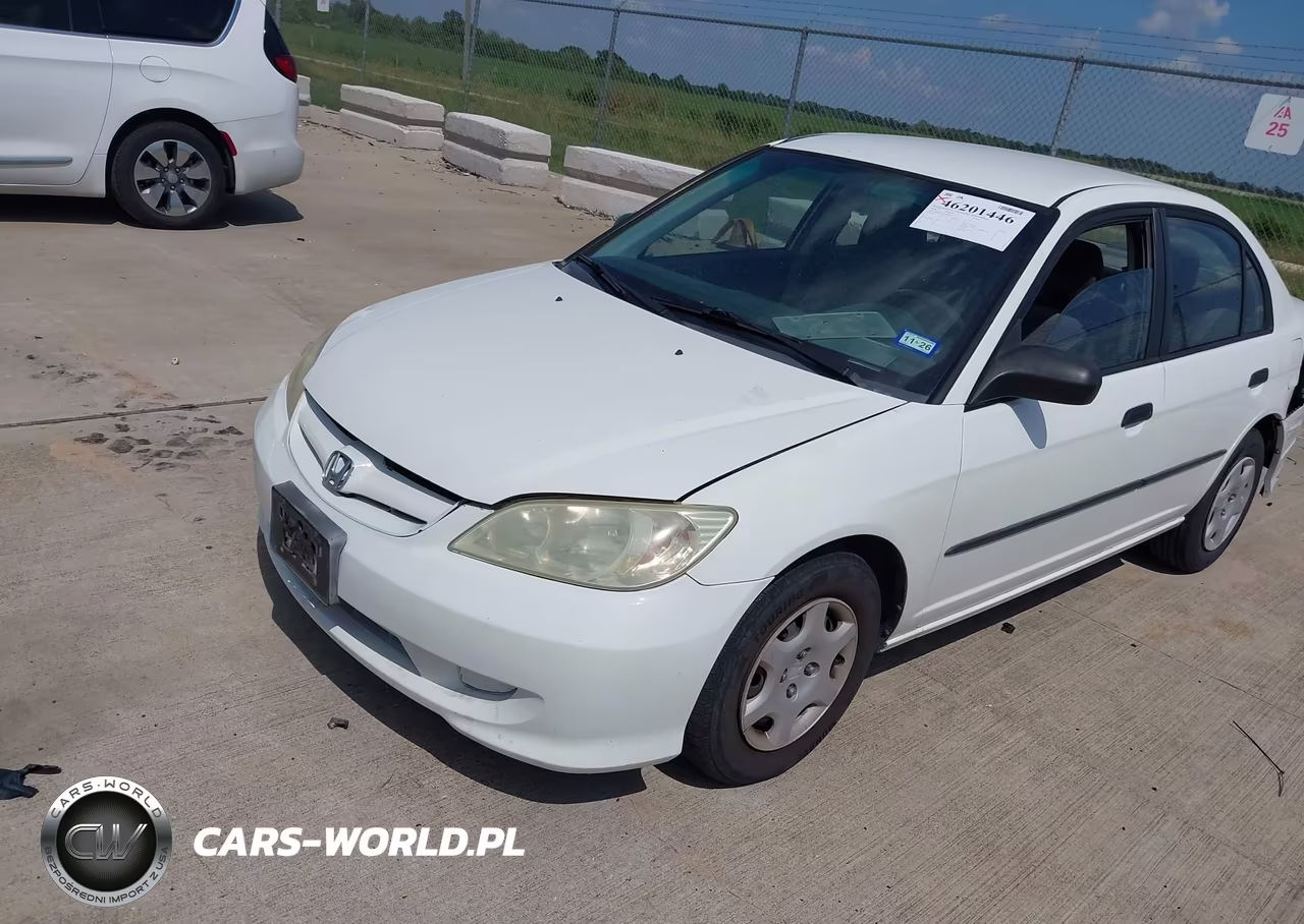 2004 Honda Civic Vp VIN:2HGES16384H608455 - 2