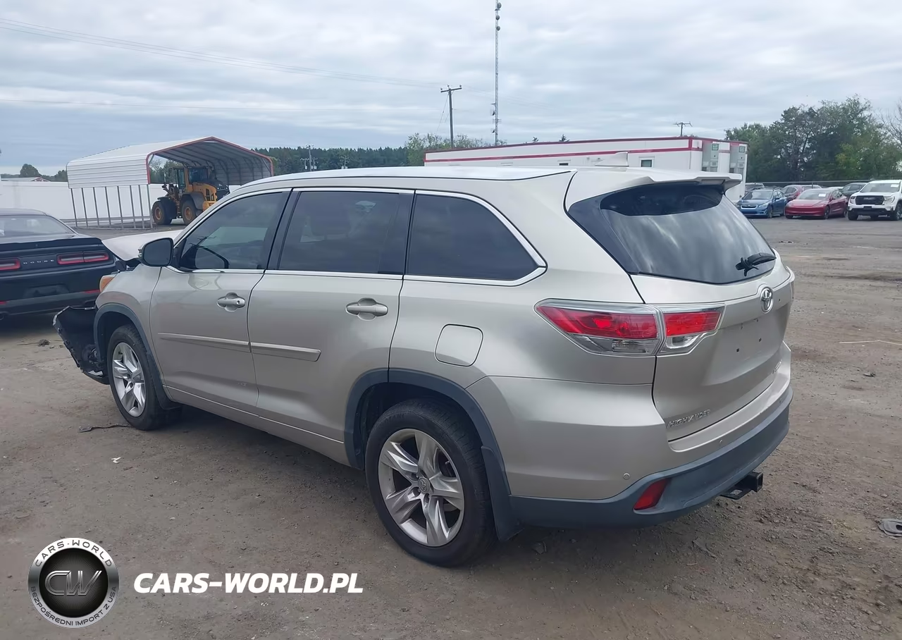2015 Toyota Highlander Limited V6 VIN:5TDDKRFH6FS133915 - 3